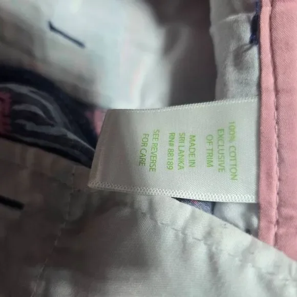 Lilly Pulitzer Womens Size 4 Bright Navy Jammin' Fish Callahan Shorts - Picture 6 of 6